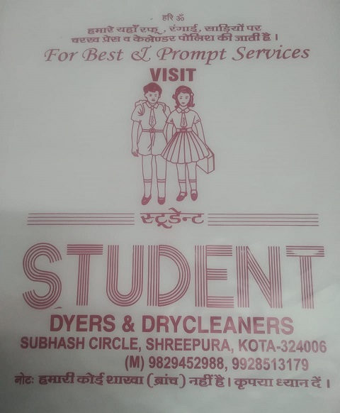 STUDENT DYRES AND DRY CLEANERS